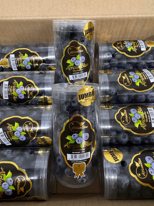 Jumbo African Blue Blueberries 200g