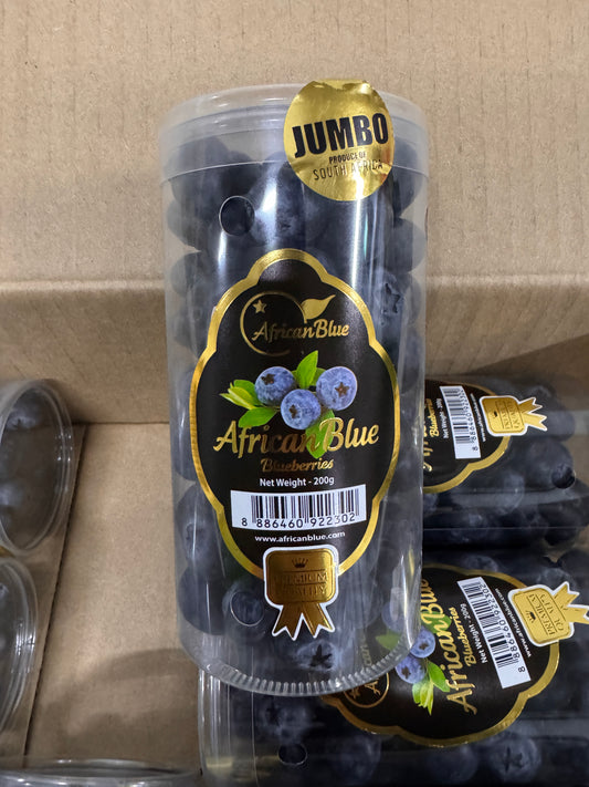 Jumbo African Blue Blueberries 200g