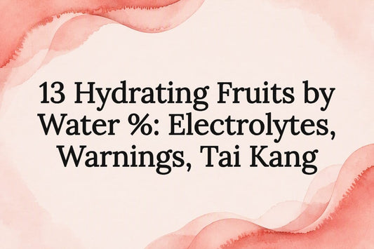 Decorative watercolor frame for hydrating fruit article