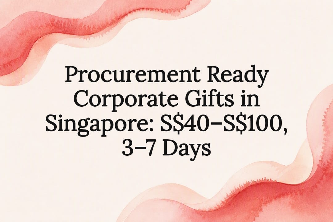 Decorative corporate gifting title card