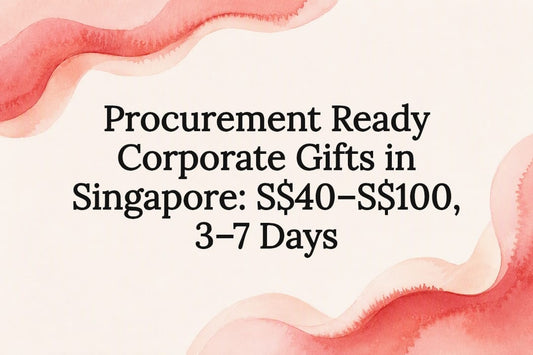 Decorative corporate gifting title card