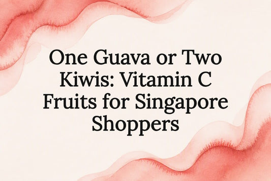 Decorative vitamin C fruit title card