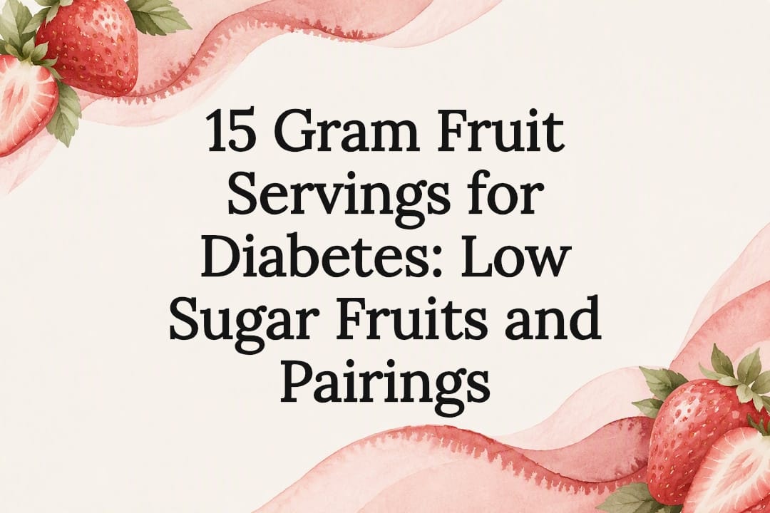 Decorative low sugar fruit title card