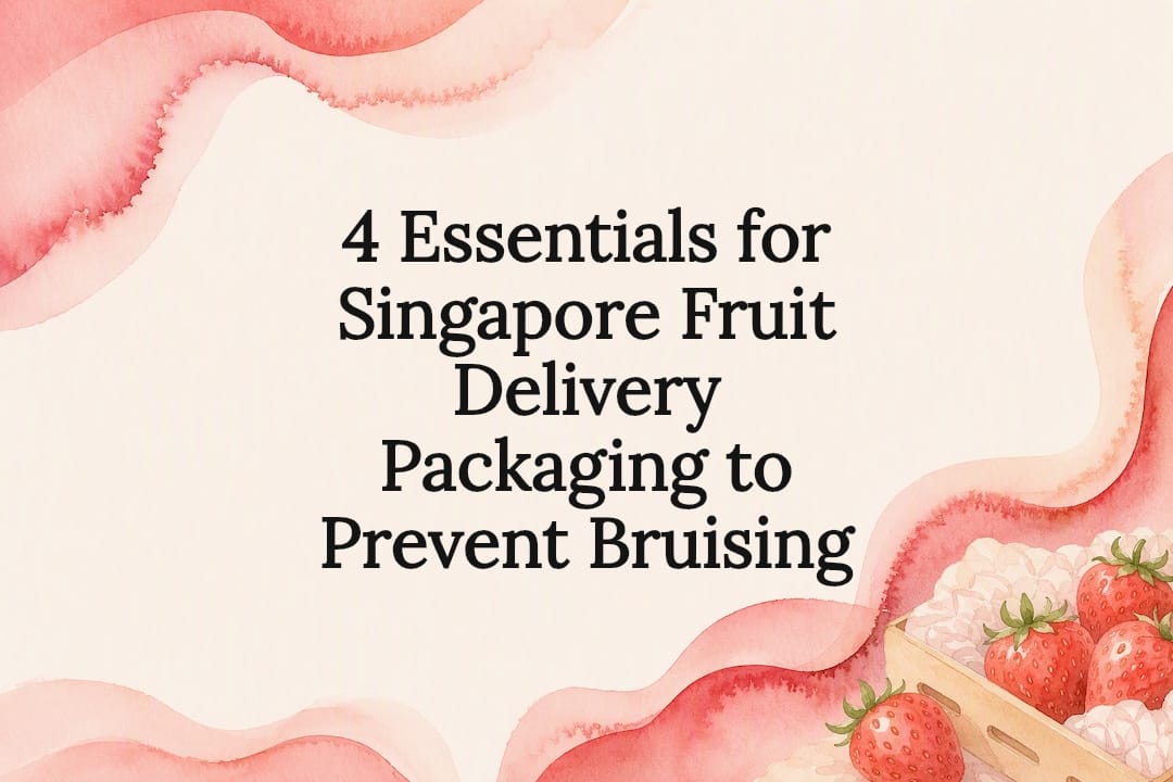 Decorative fruit packaging title card