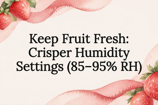 Decorative watercolor crisper humidity title card