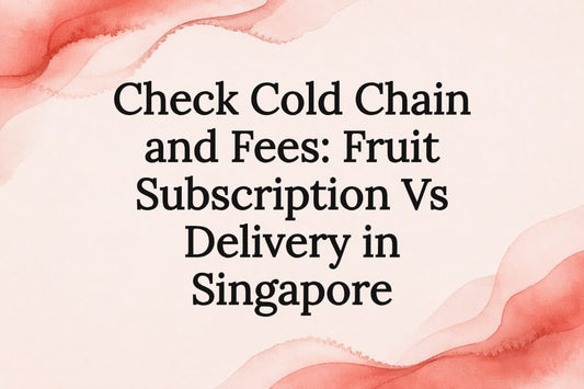Decorative fruit delivery comparison title card