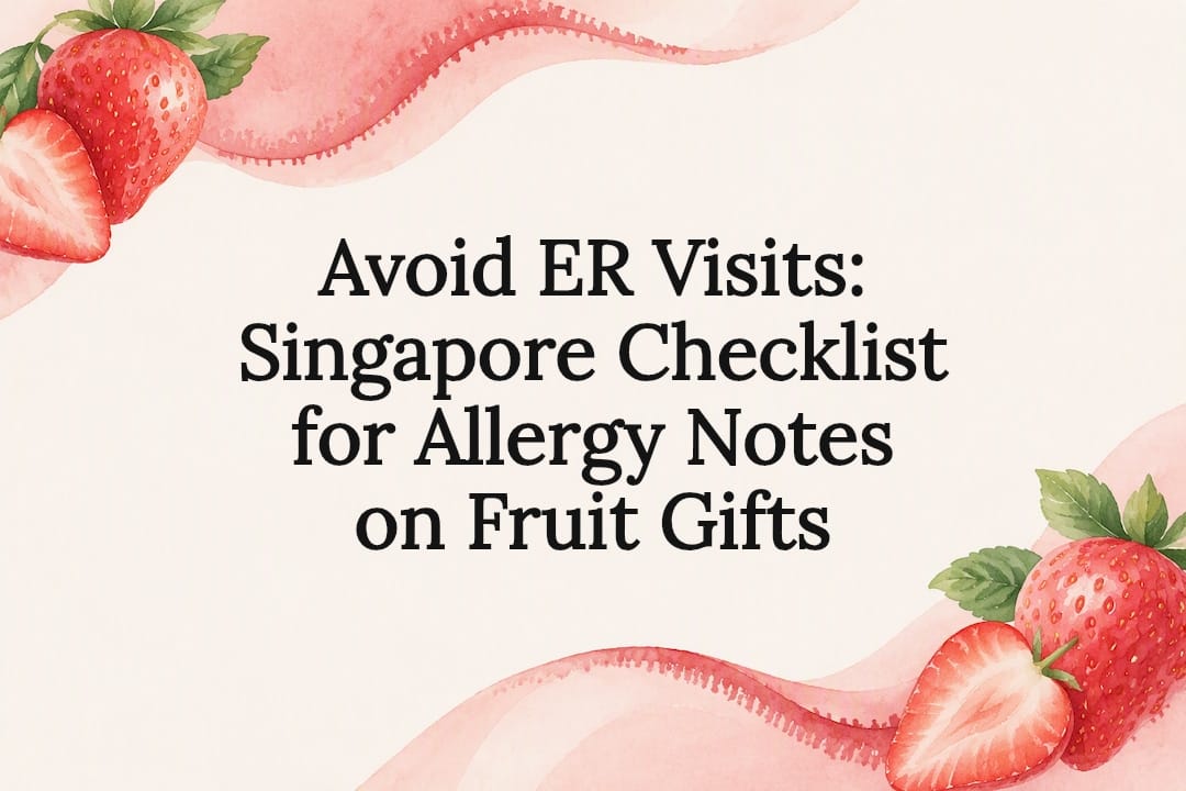 Decorative allergy checklist title card