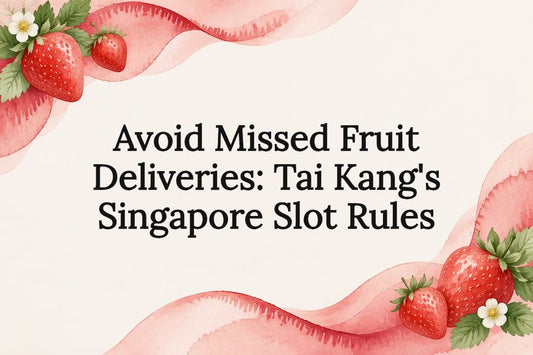 Watercolor title card for delivery slot rules