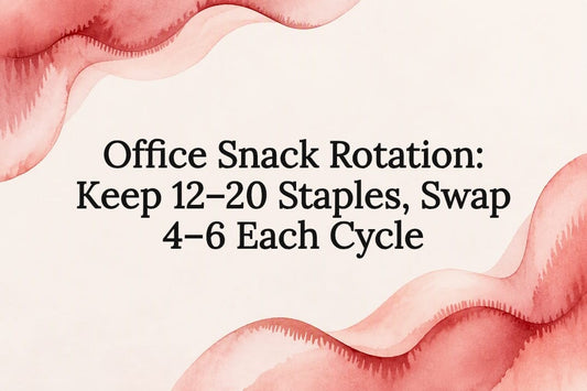 Watercolor frame for snack rotation article