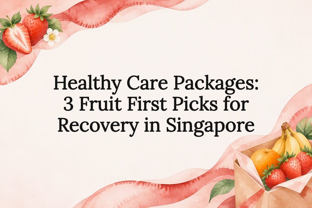 Watercolor ribbon frame for care package headline