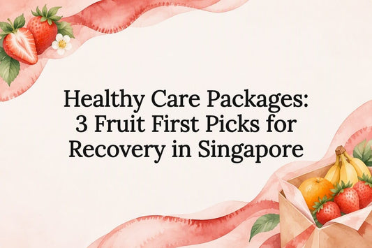 Watercolor ribbon frame for care package headline