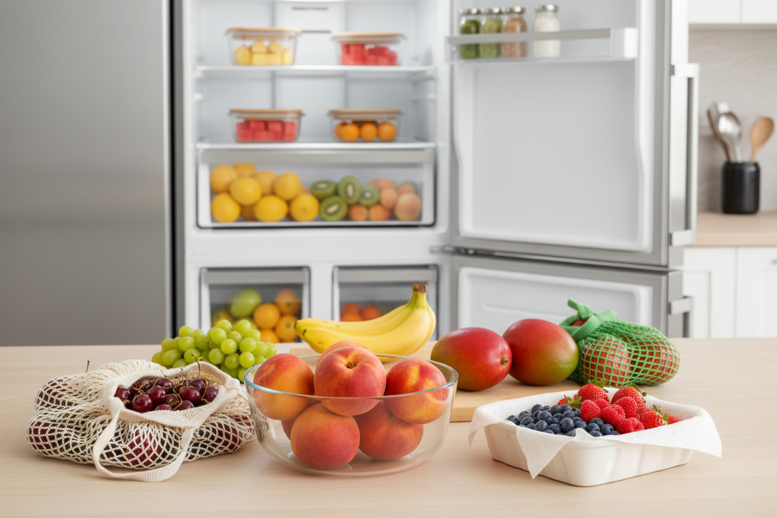 How to store fresh fruits in eco-friendly containers for longer freshness and healthy snacking ideas
