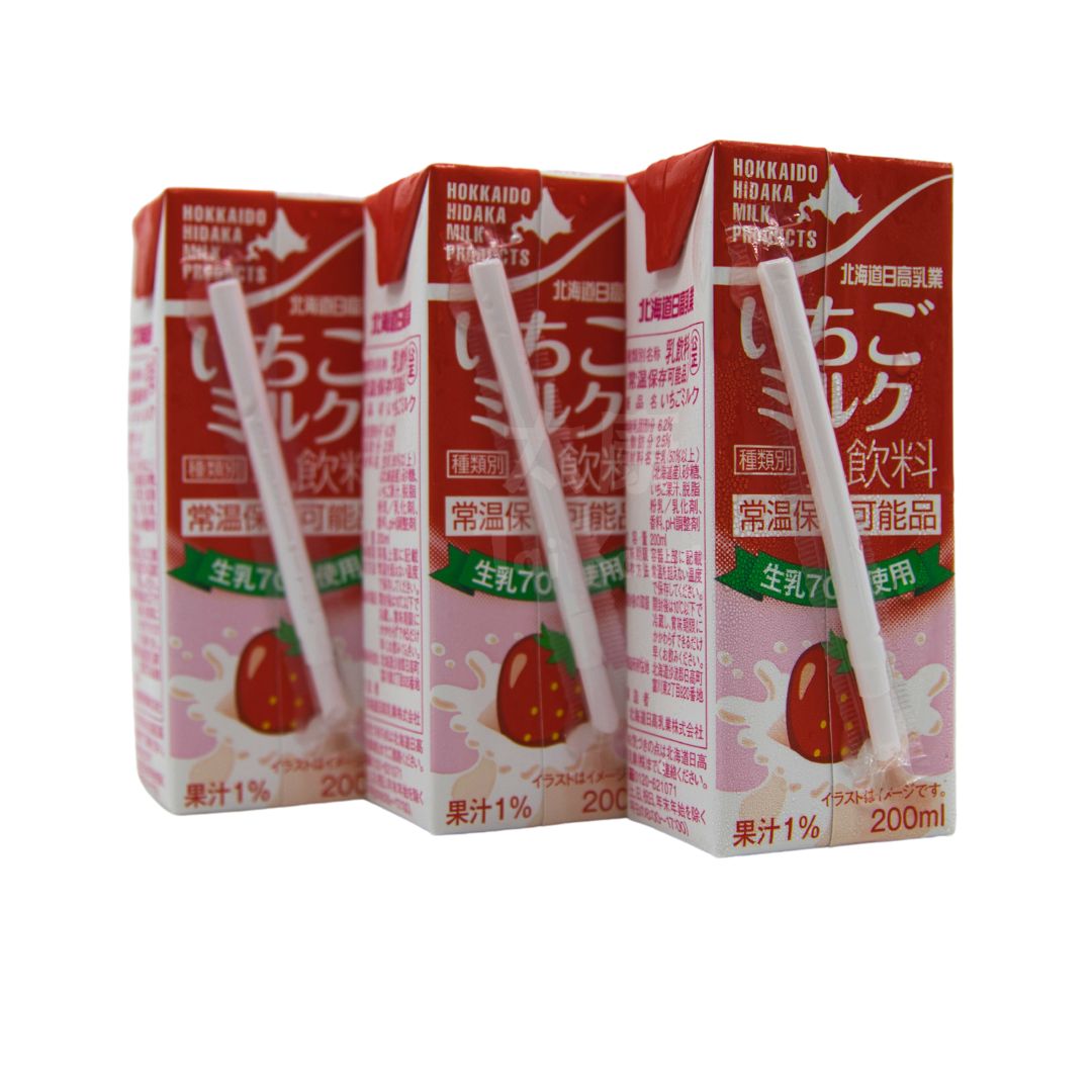 Hokkaido Strawberry Milk (3 packs)
