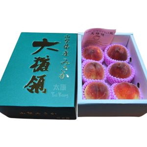 Japan Yamanashi Daitouryu Momo Peach Gift Box 1kg (4-6pcs/box)