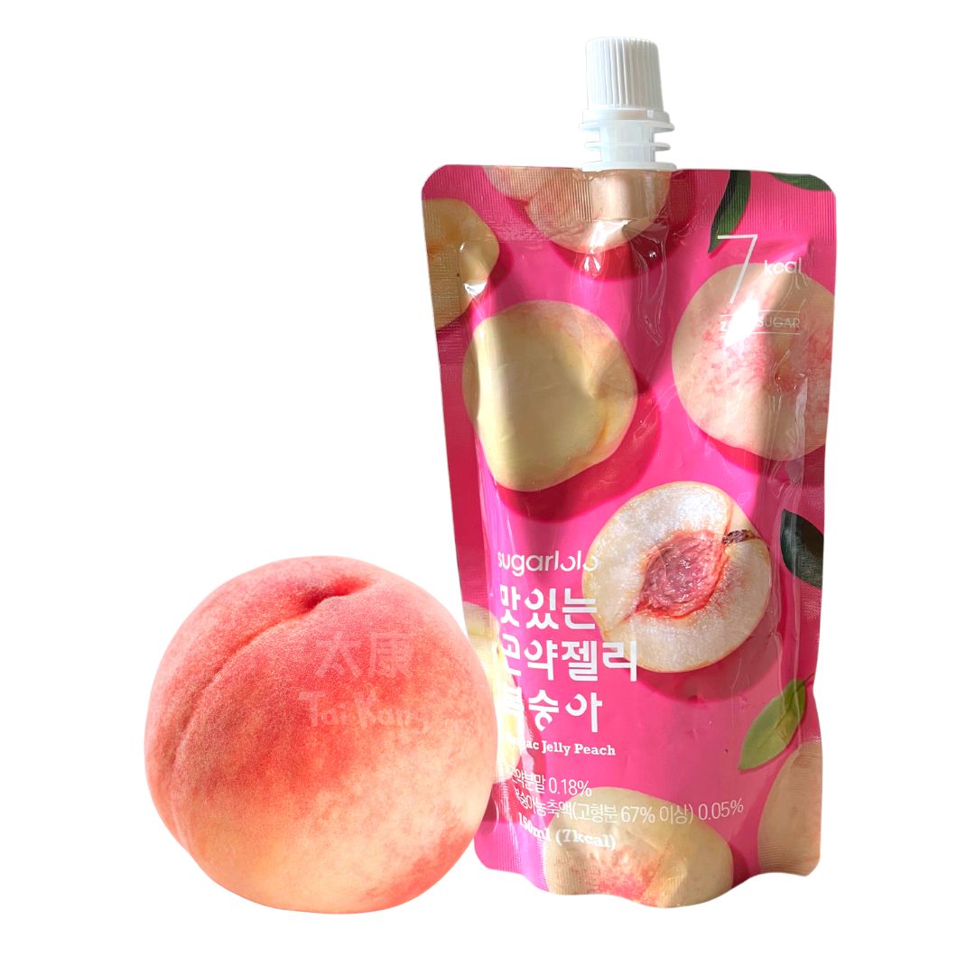 Sugarlolo Peach Konjac Jelly (2 packs)