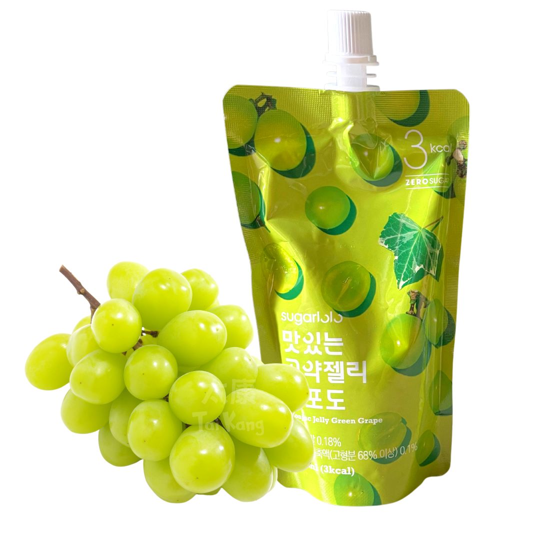 Sugarlolo Green Grape Konjac Jelly (2 packs)